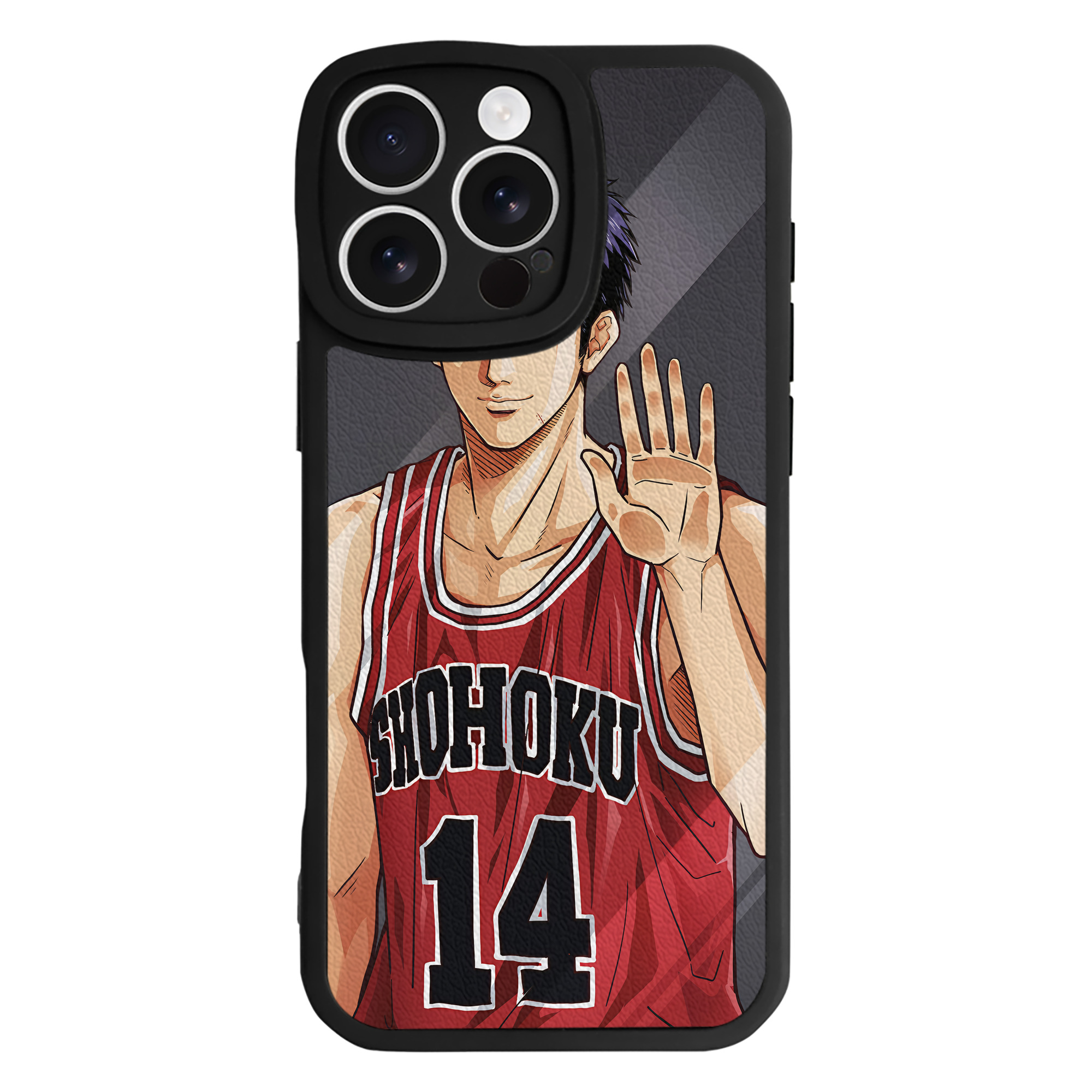 （画像用） SLAM DUNK／スラムダンク 【iPhone 16シリーズ対応】シリコンスマホケース（レザー調） 材質：シリコン